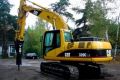 Аренда гусеничного экскаватора с гидромолотом 20 т