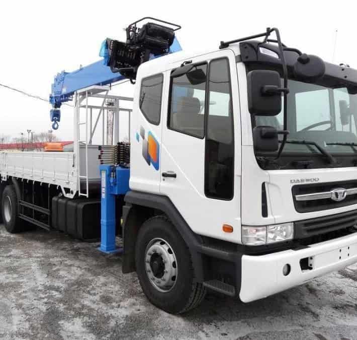 Аренда манипулятора Daewoo Novus в Москве и области
