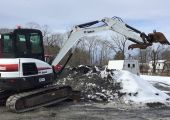 Аренда мини экскаватора Bobcat E45 в Москве и МО
