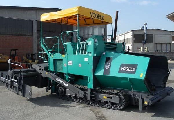 Аренда асфальтоукладчика Vogele SUPER 1800-2 в Москве