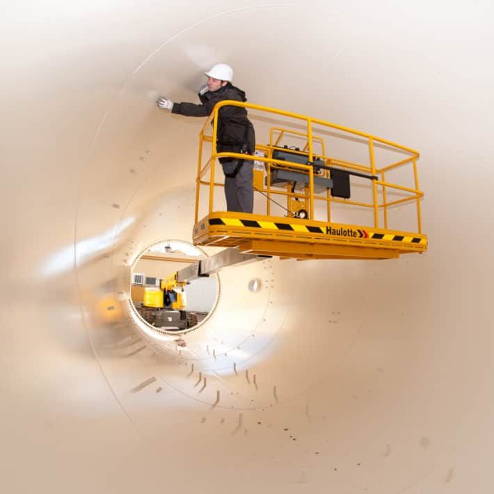 Аренда телескопического подъемника Haulotte HT21RT