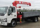 Аренда крана-манипулятора ISUZU NQR75 в Москве