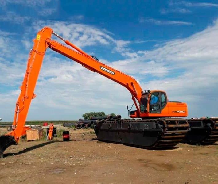 Аренда плавающего экскаватора Doosan DX225LCA SLR